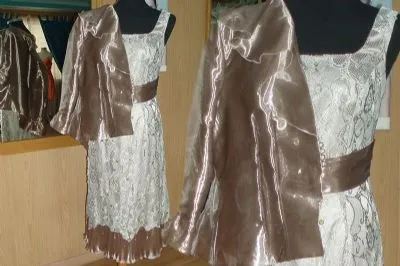 Vestido Chaqueta Organza